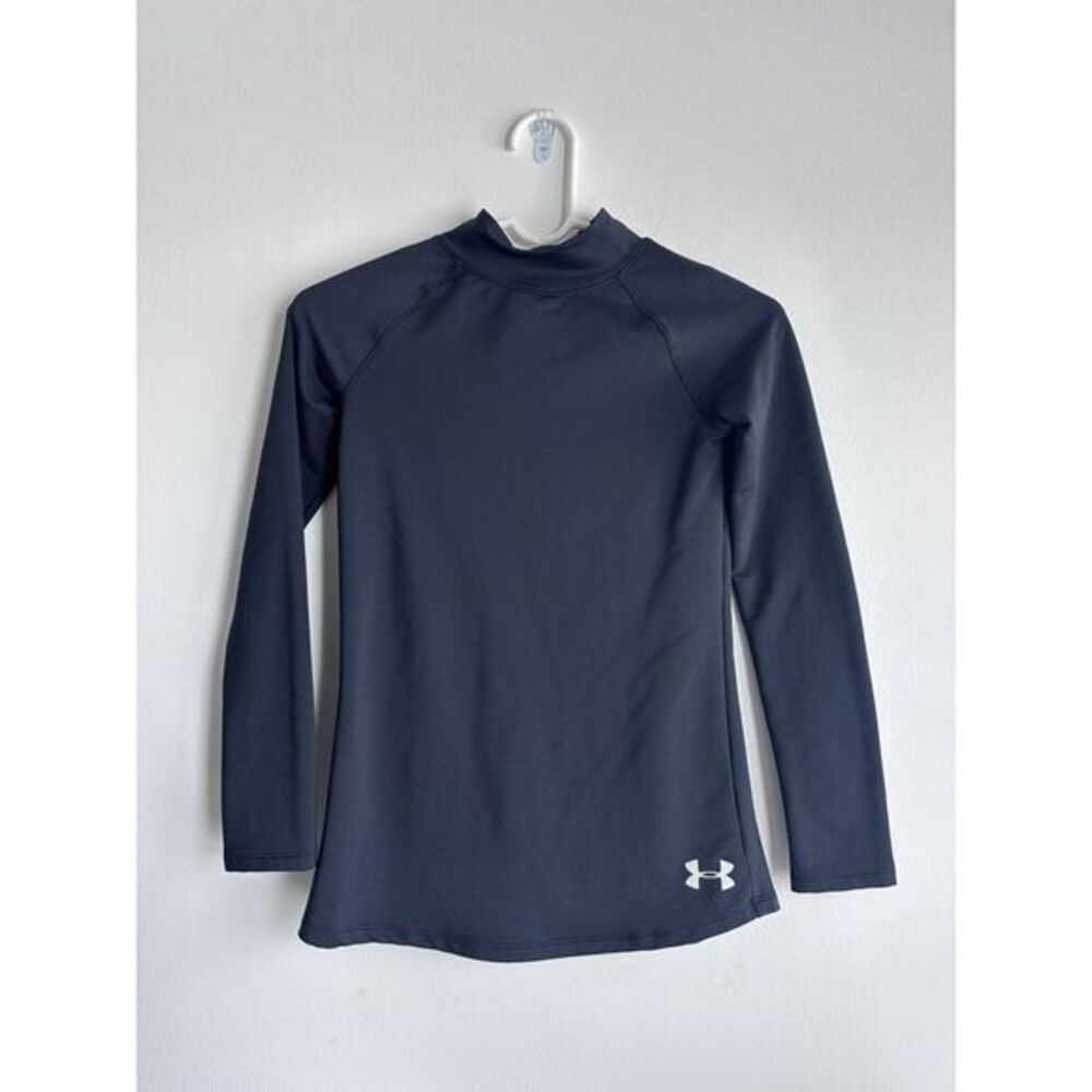 Under Armour Youth Black Coldgear Longsleeve Shirt Large